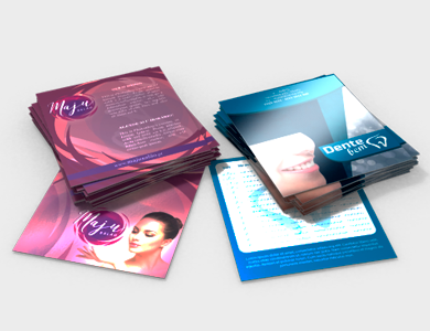 Cartão Duplo Kraft 240g com Tinta Branca Sem Verniz 5x18cm - 4x4 - 500 unid